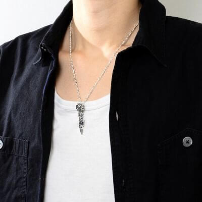 シルバーネックレス