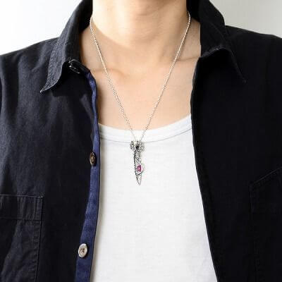 シルバーネックレス