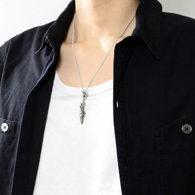 シルバーネックレス