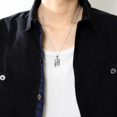 シルバーネックレス