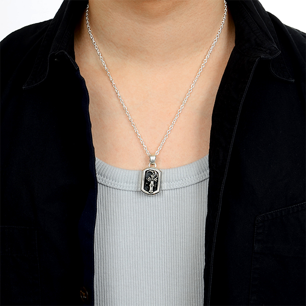 シルバーネックレス