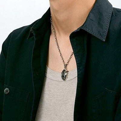 シルバーネックレス