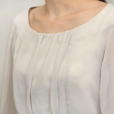 シルバーネックレス