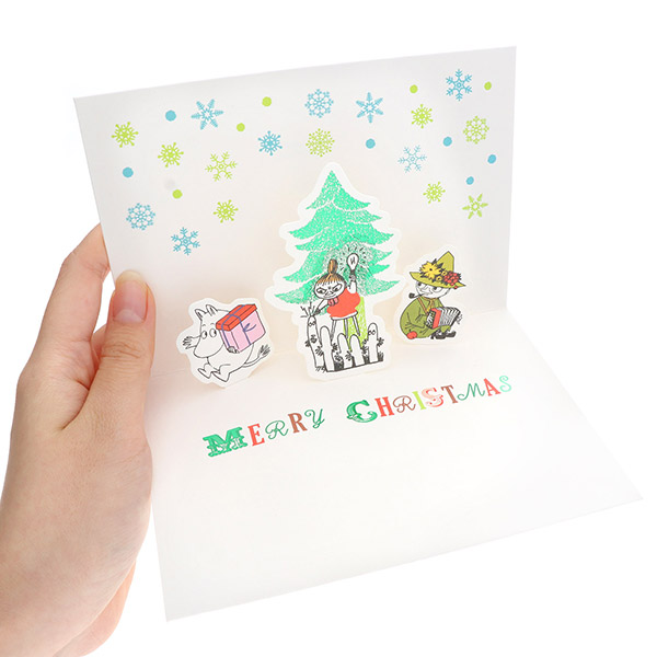 メッセージカード　クリスマス(MOOMIN飾り文字)