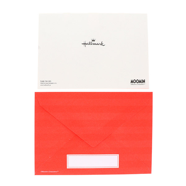 メッセージカード　クリスマス(MOOMIN飾り文字)