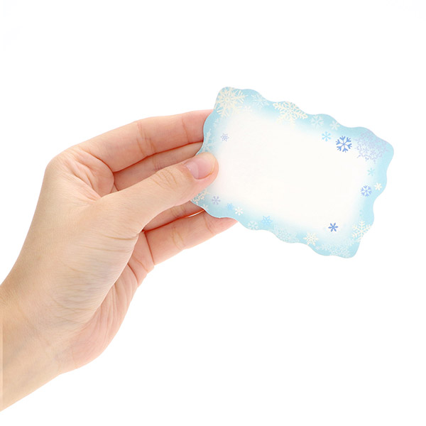 メッセージカード　クリスマス(レーザー結晶ツリー)