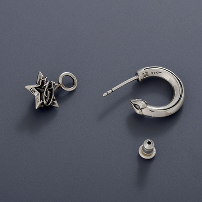 シルバーピアス(片耳用)