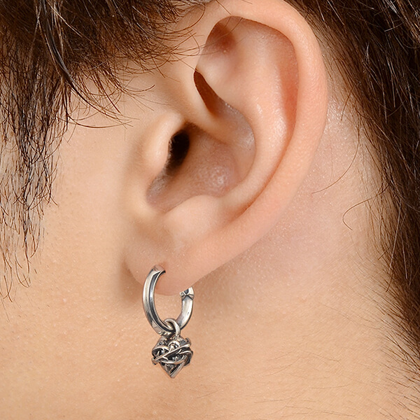 シルバーピアス(片耳用)