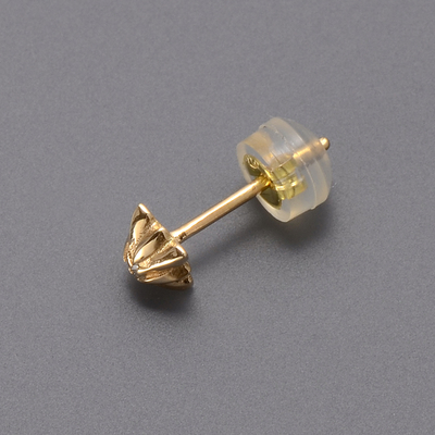 イエローゴールドピアス(片耳用)
