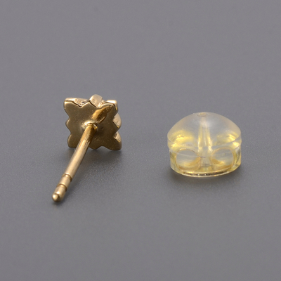 イエローゴールドピアス(片耳用)