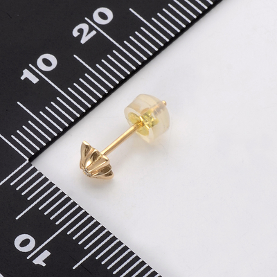 イエローゴールドピアス(片耳用)