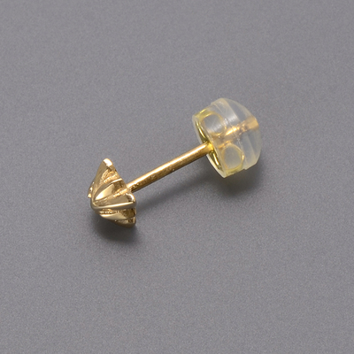 イエローゴールドピアス(片耳用)
