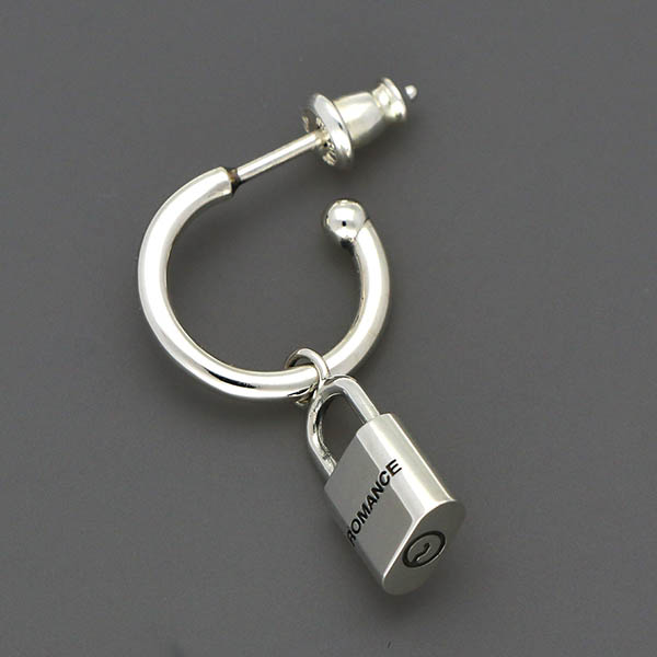 シルバーフープピアス(片耳用)