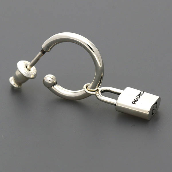 シルバーフープピアス(片耳用)