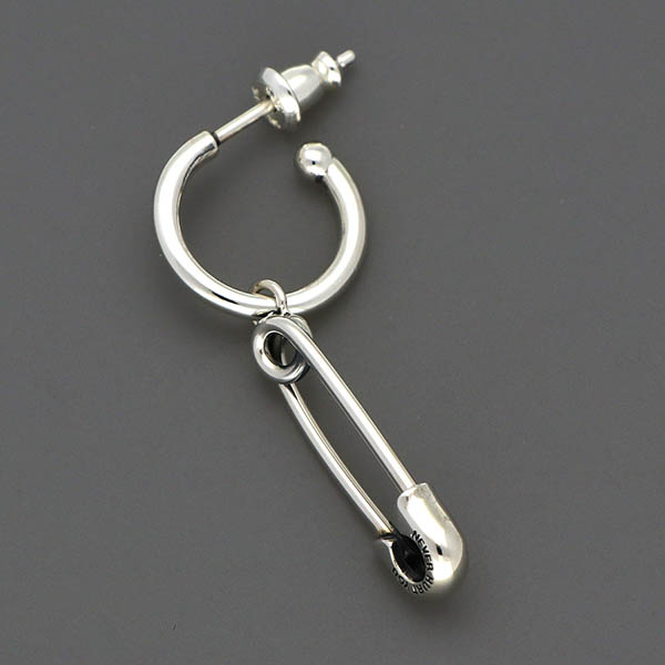 シルバーフープピアス(片耳用)