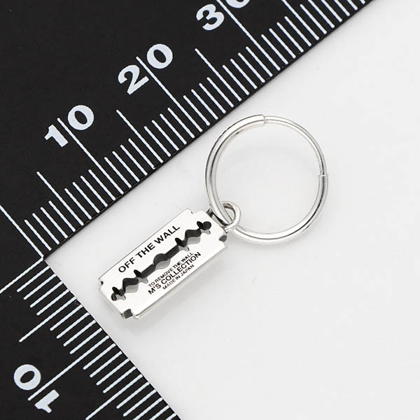 シルバーフープピアス(片耳用)