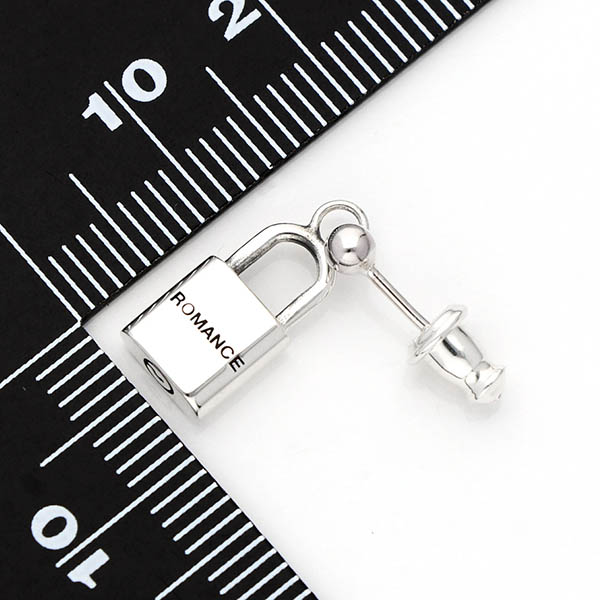 シルバースタッドピアス(片耳用)