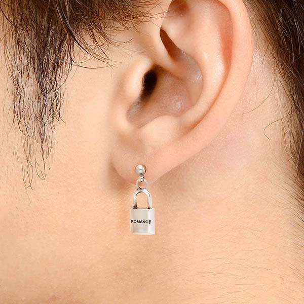 シルバースタッドピアス(片耳用)