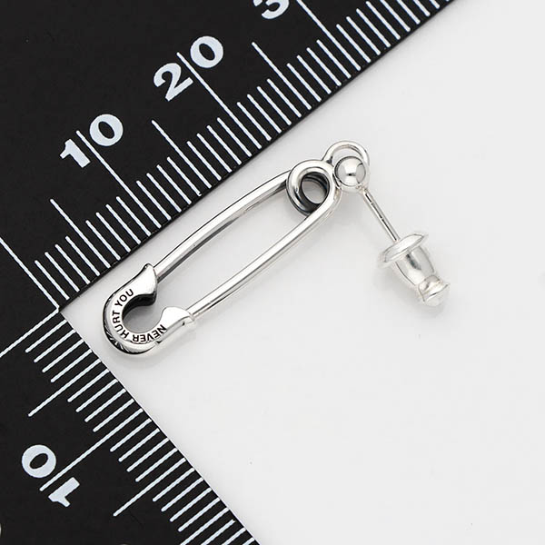 シルバースタッドピアス(片耳用)