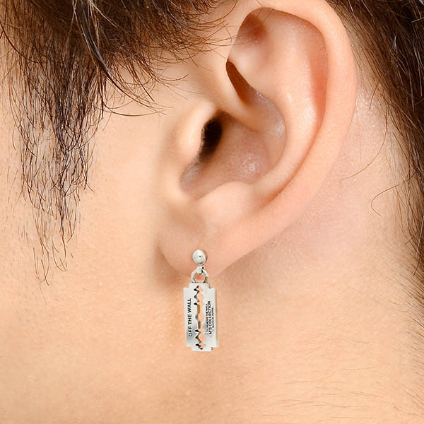 シルバースタッドピアス(片耳用)