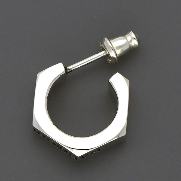 シルバーフープピアス(片耳用)