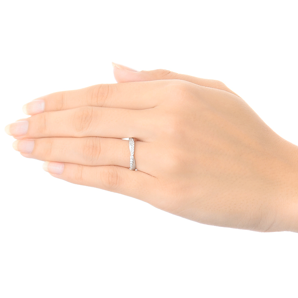 ホワイトゴールドリング