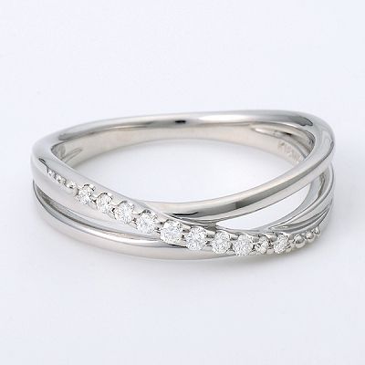 ホワイトゴールドリング