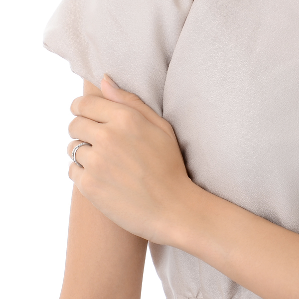 ホワイトゴールドリング