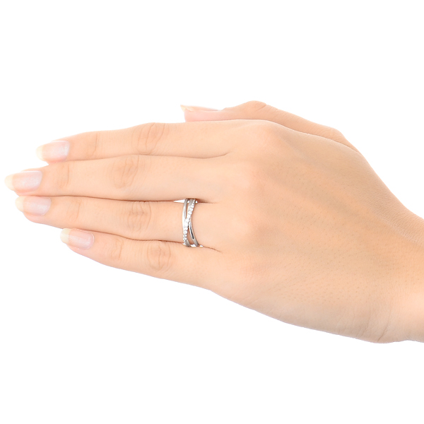 ホワイトゴールドリング