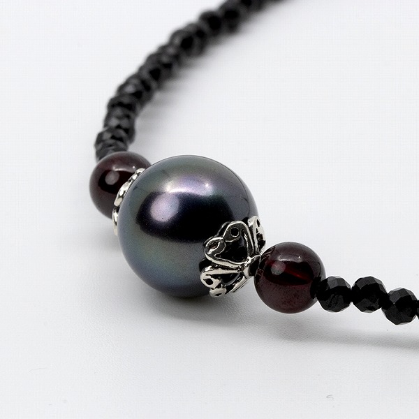 ブラック貝パール ネックレス