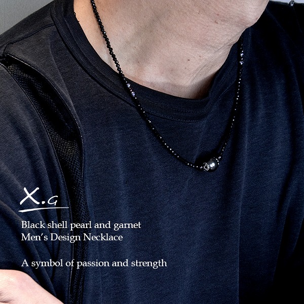 ブラック貝パール ネックレス