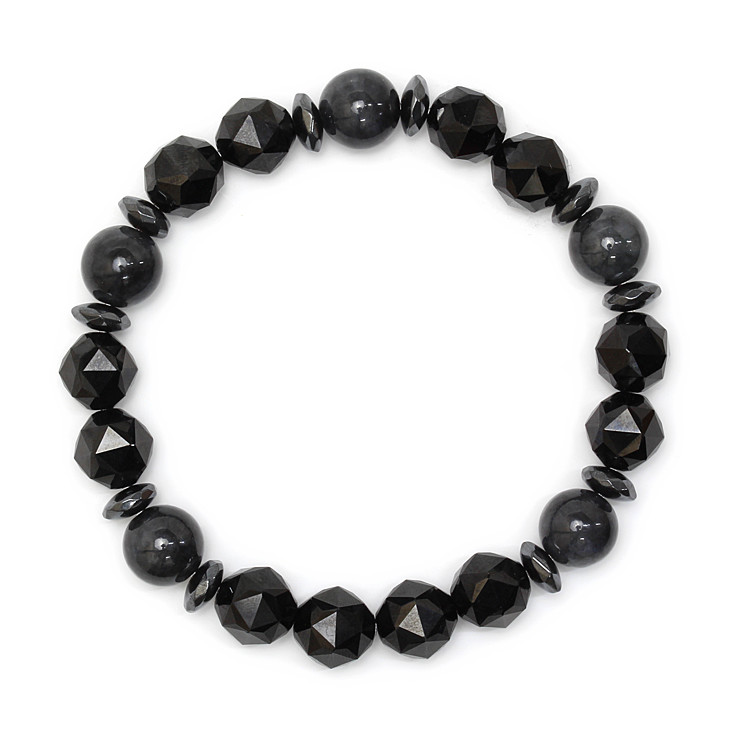 黒翡翠 スピネルブレスレット
