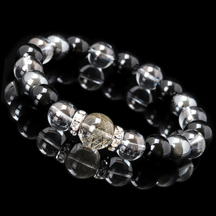 オーラブレス シルバールチルクォーツ12mm