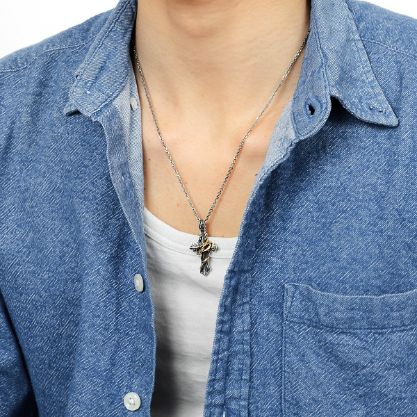 シルバーネックレス