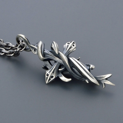 シルバーネックレス