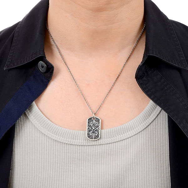 シルバーネックレス