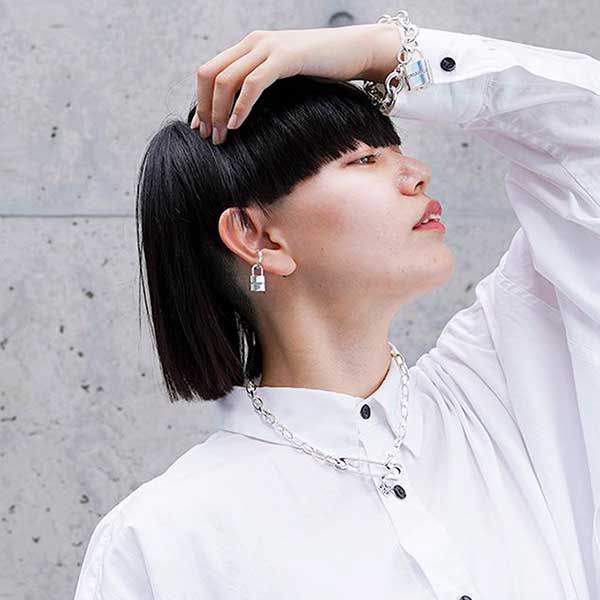 シルバーネックレス