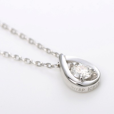 ホワイトゴールドネックレス