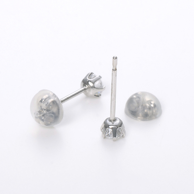 ホワイトゴールドピアス