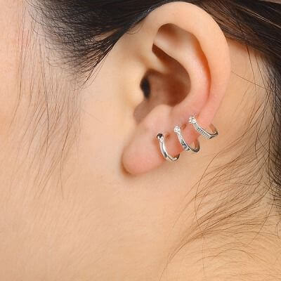 シルバーイヤーカフ