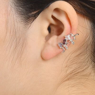 シルバーイヤーカフ