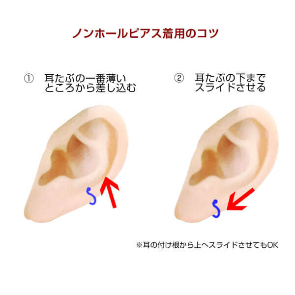 ノンホールピアス