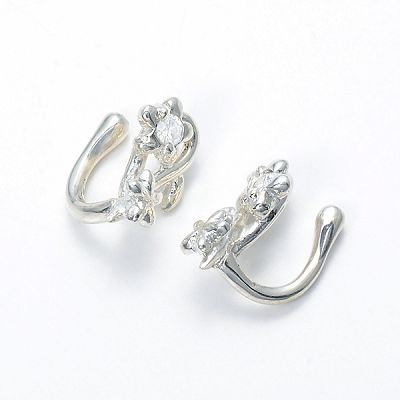 シルバーノンホールピアス