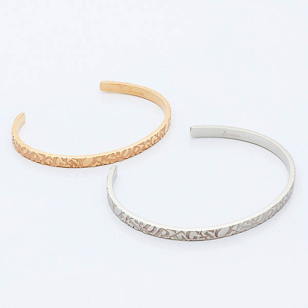 ステンレスペアバングル