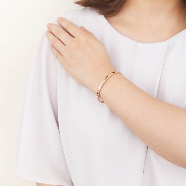 ステンレスペアバングル