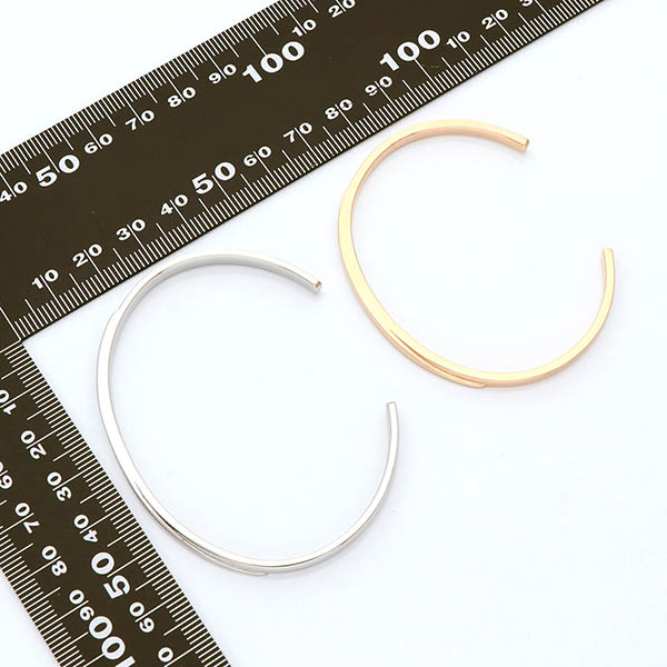 ステンレスペアバングル