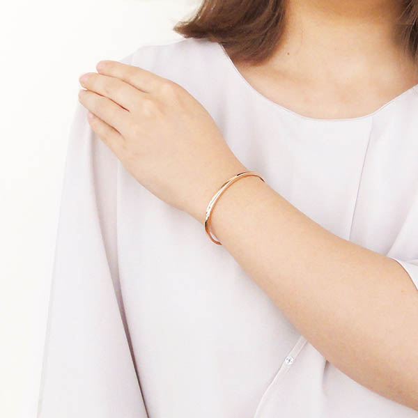 ステンレスペアバングル