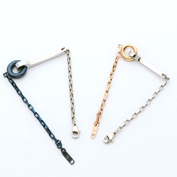 ステンレスペアブレスレット