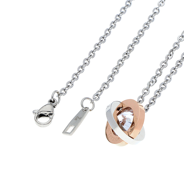 ステンレスペアネックレス