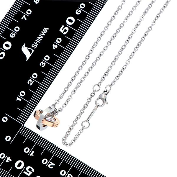 ステンレスペアネックレス